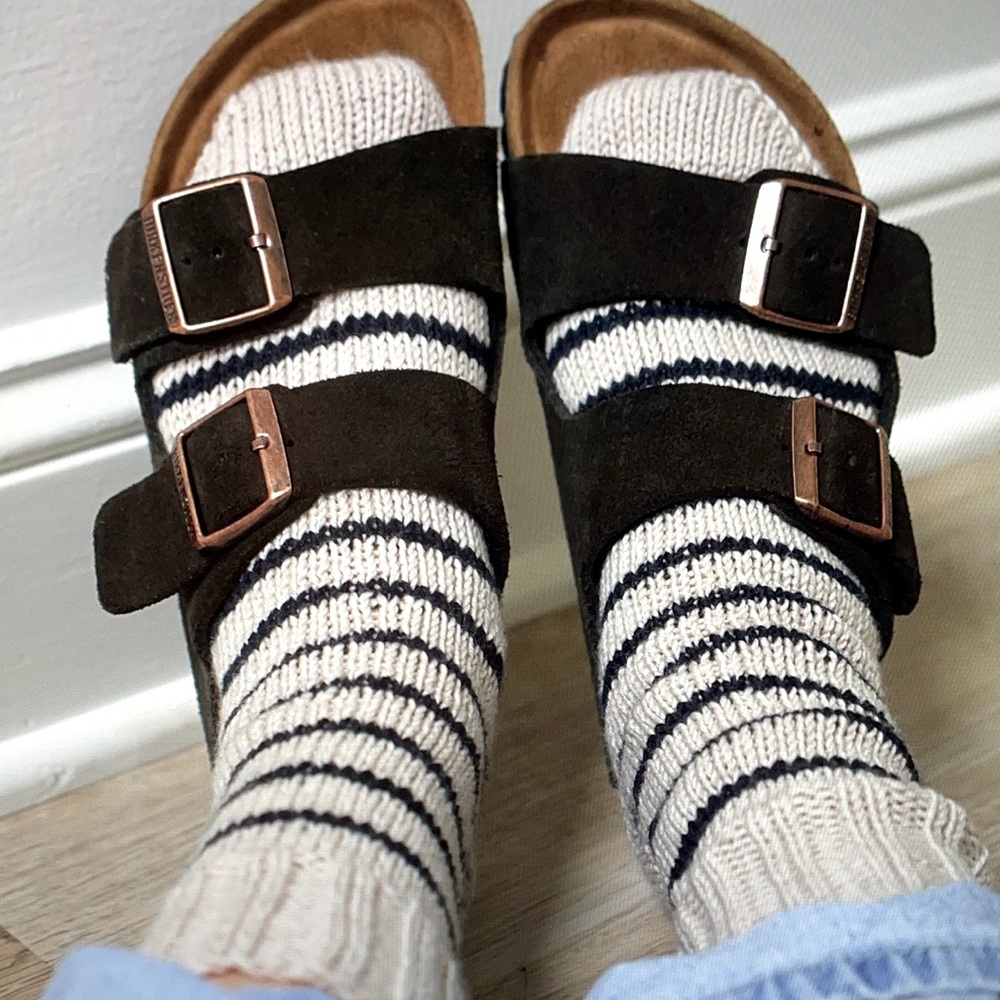 Hand knit merino wool socks 🧦 unisex woolen socks